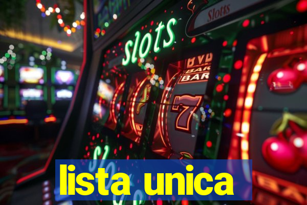 lista unica